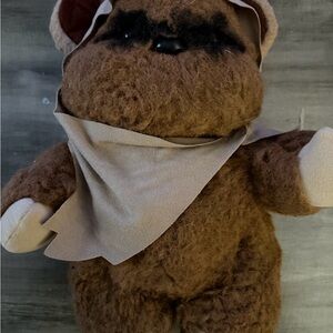 1983 Star Wars Ewok (Wickett) Plush With Hood